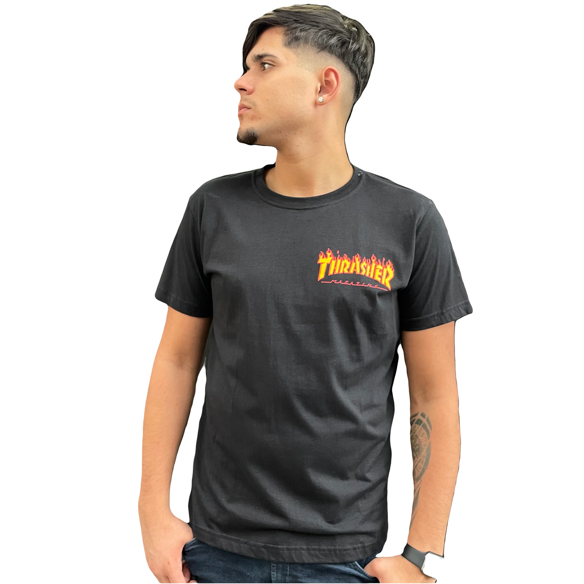 Camiseta Grife Thrasher Básica