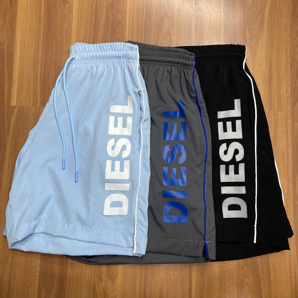 Shorts Grife Diesel Elastano Tactel