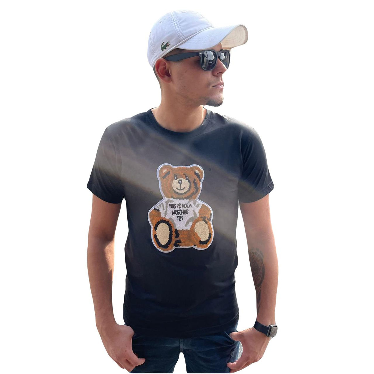 Camiseta Premium Moschino Urso Aveludado